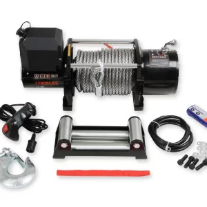 Anvil - 17,000 Lbs Winch w/ Metal Cable & Roller Fairlead Part #  17001AOR