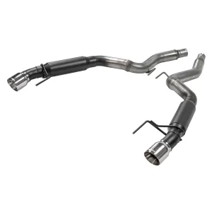 FLOWMASTER 817713 OUTLAW AXLE-BACK EXHAUST SYSTEM Fits 2015-2022 Ford Mustang with the 2.3L Ecoboost or 3.7L