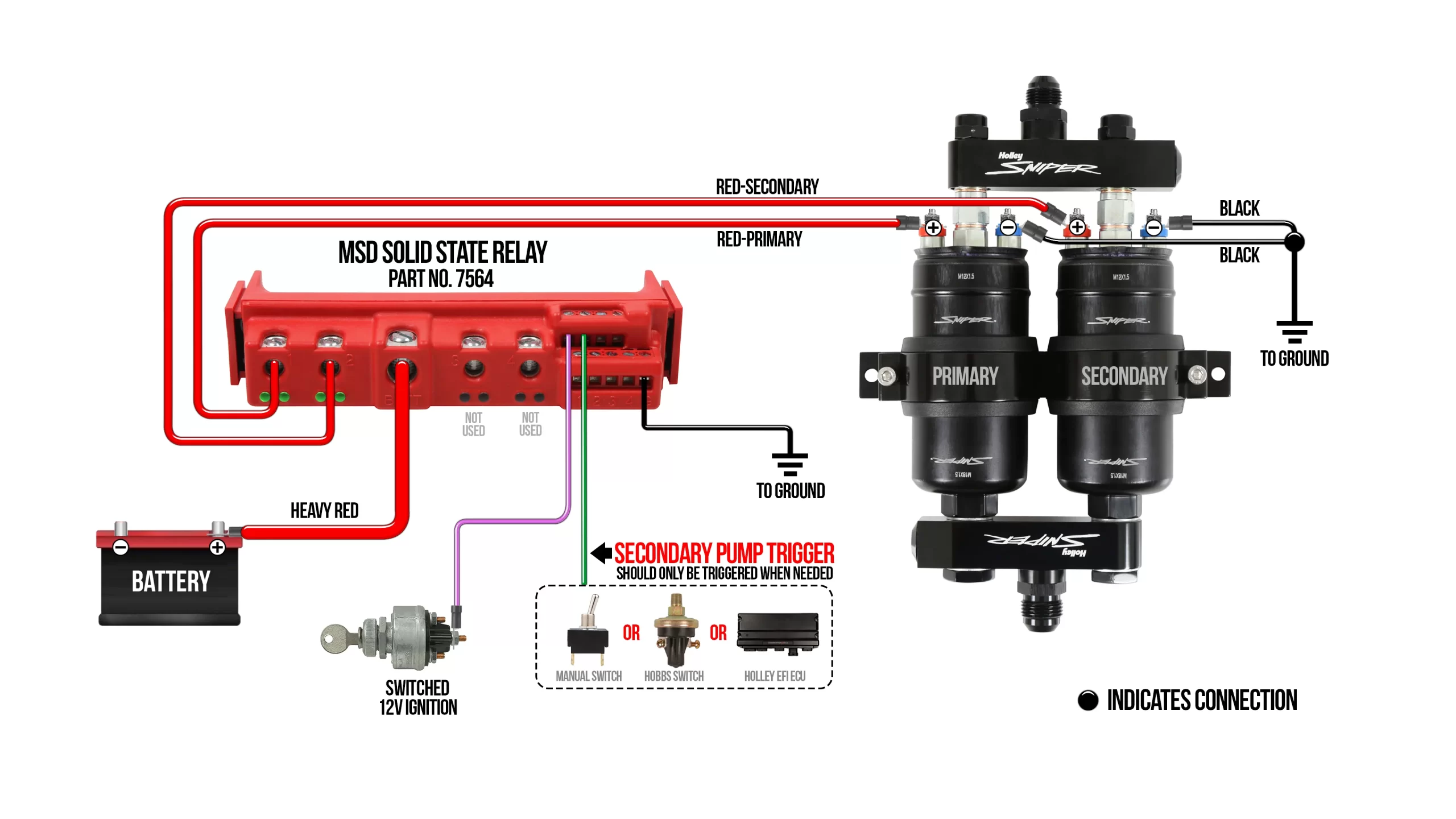HOLLEY SNIPER 3.5 GPM TWIN PUMP AND MANIFOLD KIT Supports over 1000 HP Compatible with Gasoline or E85 Part # 12-270 - Image 8