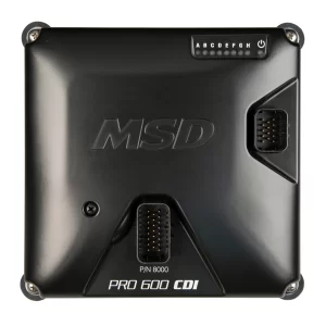 MSD IGNITION BOX - RACE - PRO 600 CDI 8-Channel Capacitive Discharge Ignition Designed for High Cylinder Pressure, High Horsepower Engines Running Ccoil-Near-Plug Ignition.  Part #  8000