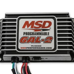 MSD DIGITAL PROGRAMMABLE 6AL-2 - BLACK Universal - Tune Ignition Curve or Boost Timing Map from PC  Part #  65303
