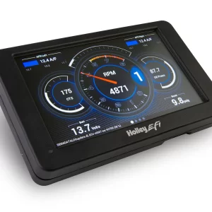 HOLLEY EFI 7" DIGITAL DASH Fully customizable, with a huge array of gauge and indicator screens. Compatible with Holley EFI, Sniper EFI, and Terminator X systems.  Part #  553-106