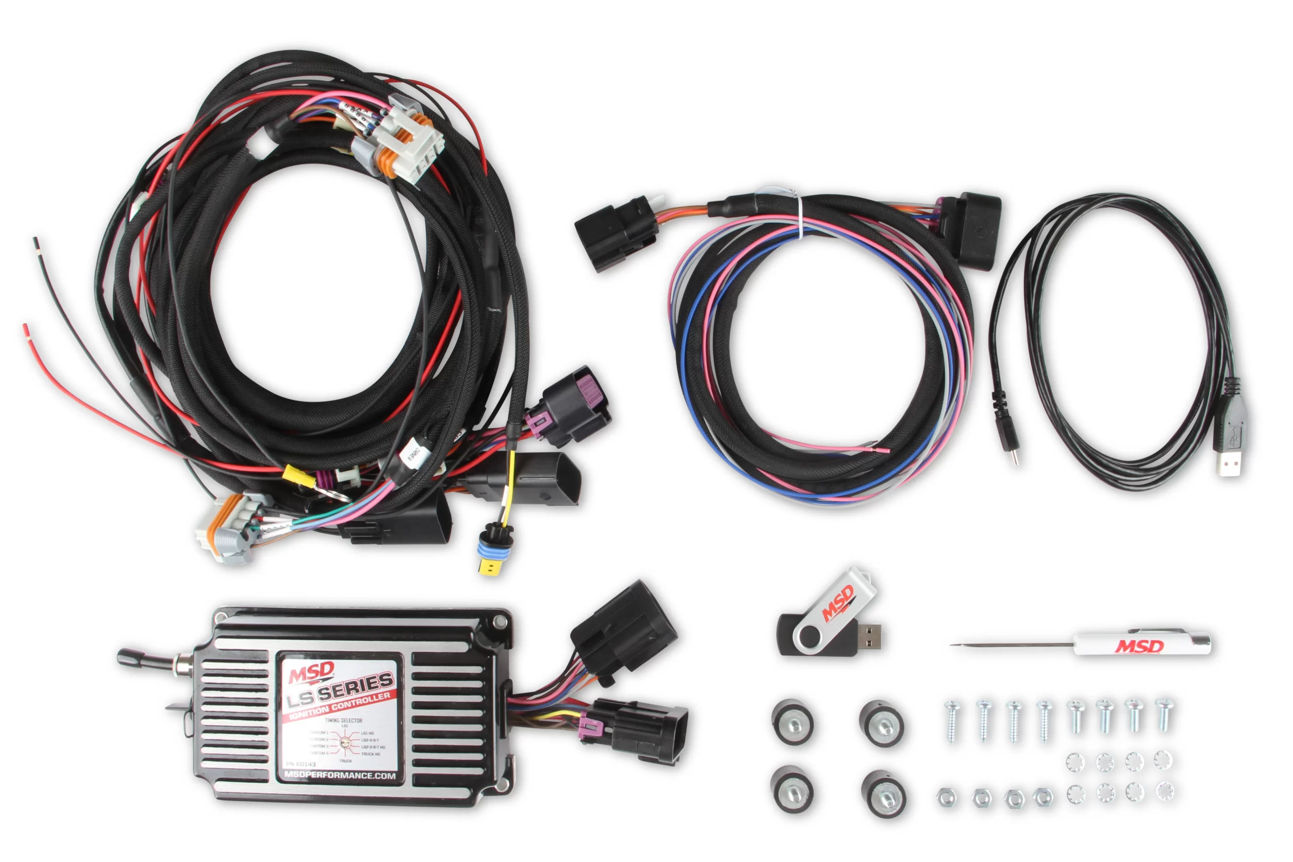 MSD LS IGNITION CONTROL - BLACK 24x/1x and 58x/4x Crank/Cam LS Configurations Part # 60143 - Image 3
