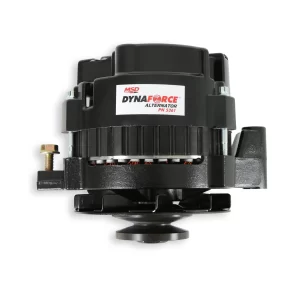 MSD DYNAFORCE ALTERNATOR 5361 - 160 AMP - BLACK This Alternator features 160 AMPS and a black finish Part #  5361