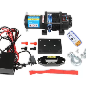 Anvil - 4,500 Lbs Winch w/ Synthetic Rope & Aluminum Fairlead Part #  4511AOR