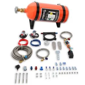 NOS SNIPER PLATE WET NITROUS PLATE SYSTEM - FORD 2011-2021 Ford 5.0L V8 Coyote Engine. Includes 10lb Sniper Orange bottle, plate, and installation items  Part #  07166NOS