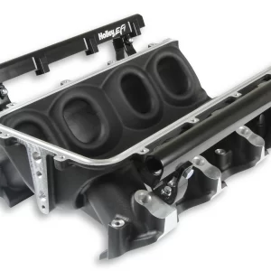 HOLLEY EFI 300-672BK ULTRA LO-RAM MANIFOLD BASE AND FUEL RAILS SINGLE FUEL INJECTOR GM LS3/L93