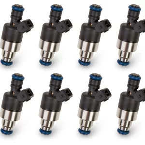 HOLLEY EFI 83 LB/HR PERFORMANCE FUEL INJECTORS - SET OF 8 Bosch/EV1 Style, Low Impedance Fuel Injectors Maximum Horsepower: 1325  Part #  522-838