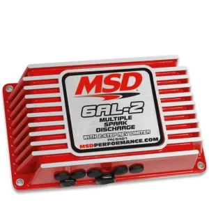 MSD 6AL-2 IGNITION CONTROL - RED Universal - Built-in 2 Step Rev-Limiter - Rotary Dials  Part #  6421