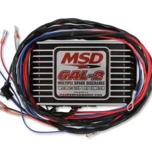 MSD 6AL-2 IGNITION CONTROL - BLACK Universal - Built-in 2 Step Rev-Limiter - Rotary Dials Part # 64213