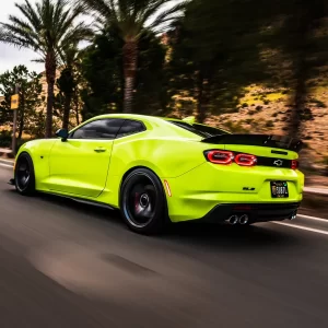 DRAKE MUSCLE CARS DRAKE MUSCLE CARS 2016+ CAMARO REAR SPOILER - WICKER BILL STYLE Fits 2016+ Camaro - Direct fit for 1LE models, other models require drilling  Part #  CA-300001-A