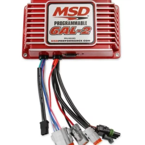 MSD DIGITAL PROGRAMMABLE 6AL-2 - RED Universal - Tune Ignition Curve or Boost Timing Map from PC  Part #  6530