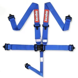 RACEQUIP LATCH & LINK 5 POINT HARNESS SET Blue - 3 in. Lap and Shoulder - 2 in. Sub Color - Blue Part # 711021RQP