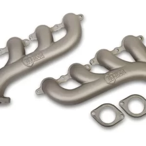 HOOKER BLACKHEART LS SWAP EXHAUST MANIFOLDS - TITANIUM CERAMIC FINISH Multi-fit - 2.25 in. Outlet  Part #  8501-4HKR