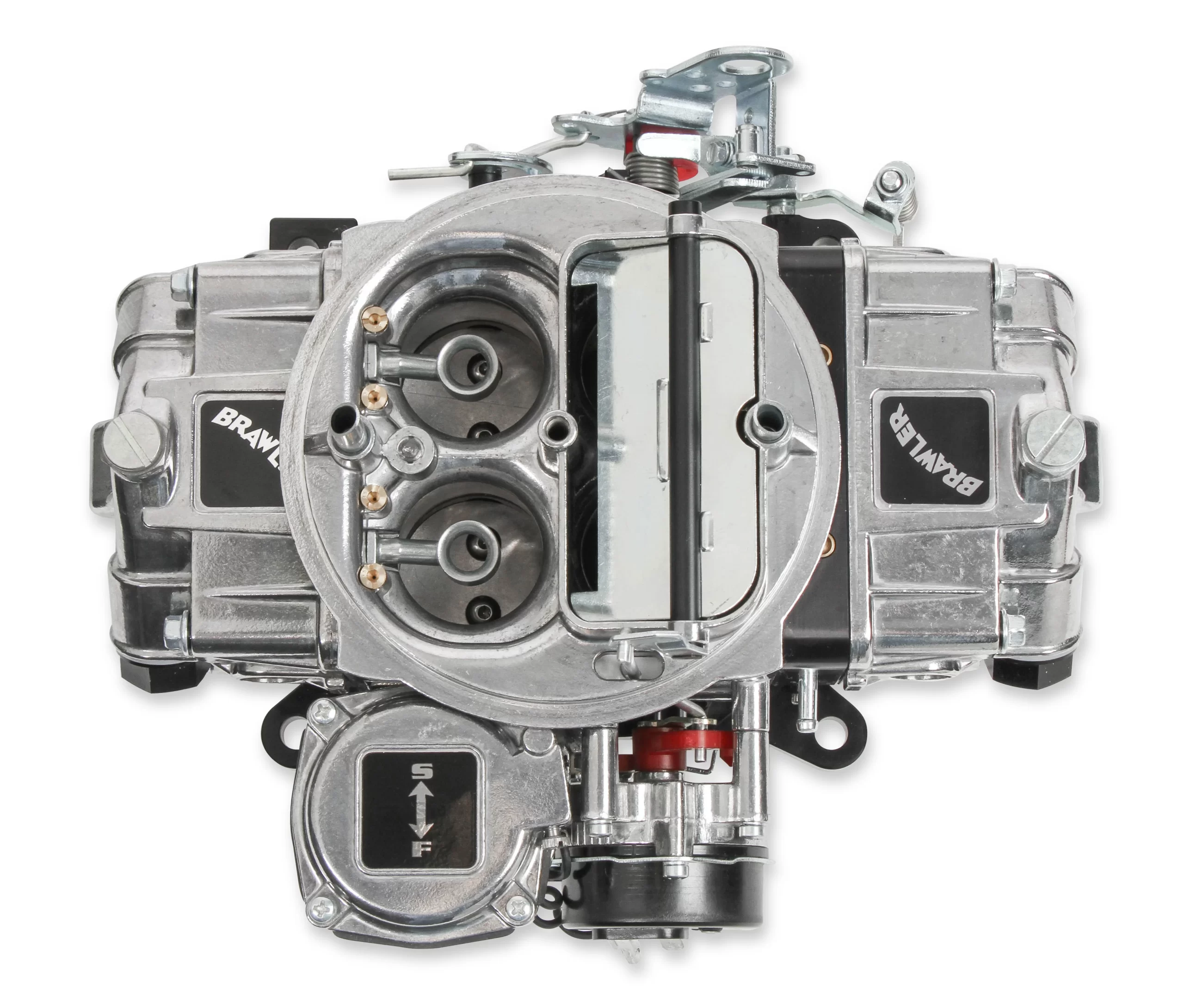 600 CFM Brawler Street Carburetor Vacuum Secondary Part # BR-67206 - Image 6