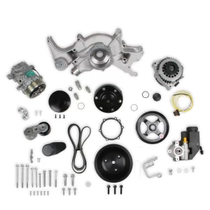 HOLLEY BIG BLOCK CHEVY MID-MOUNT COMPLETE ACCESSORY SYSTEM Big Block Chevy Mid-Mount Complete Accessory System- Natural Finish  Part #  20-242