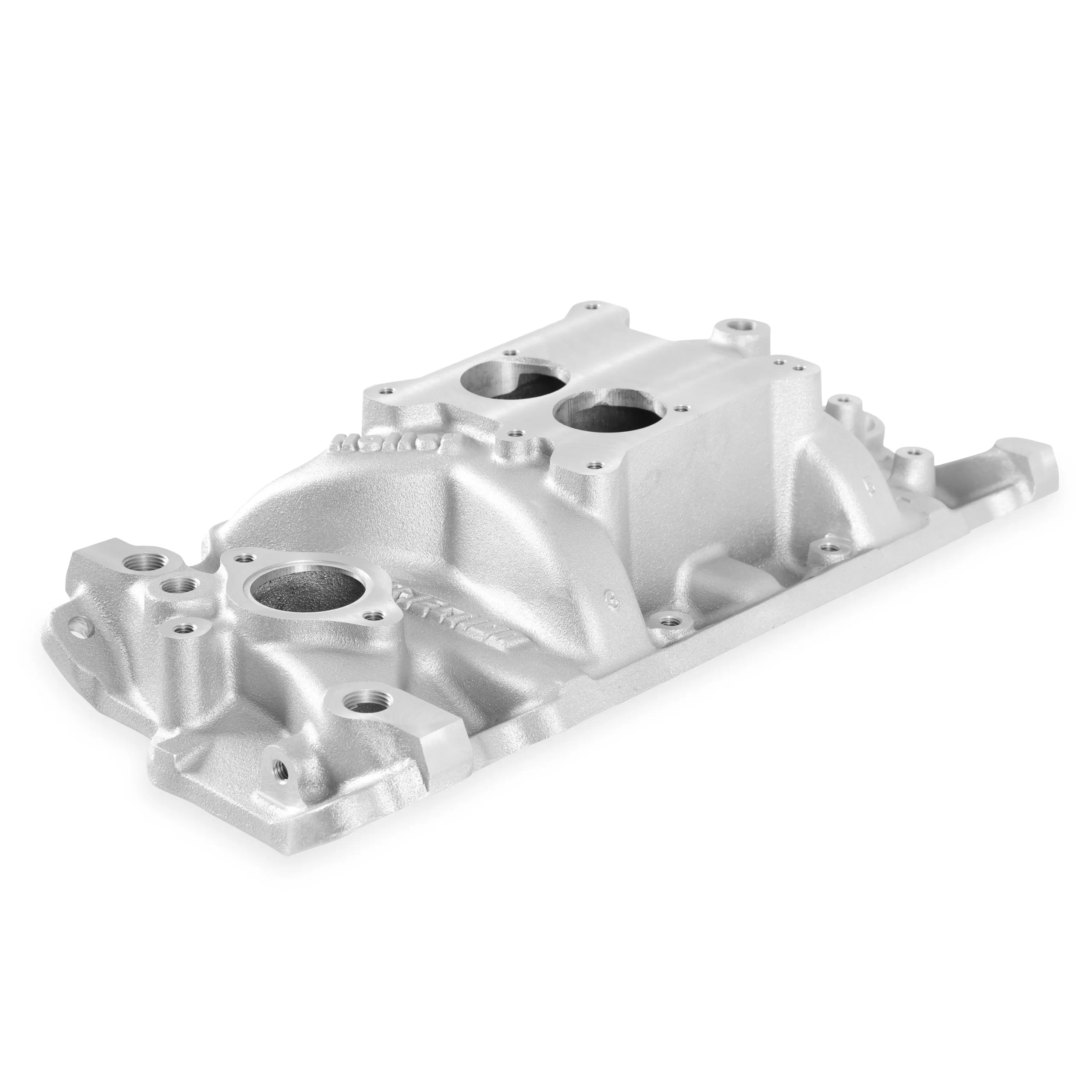 HOLLEY STRIP DOMINATOR INTAKE - CHEVY SMALL BLOCK V8 Pro-Jection TBI Intake Manifold High Rise Dual Plane w/EGR 1987-later with Cast Iron Heads Part # 300-66