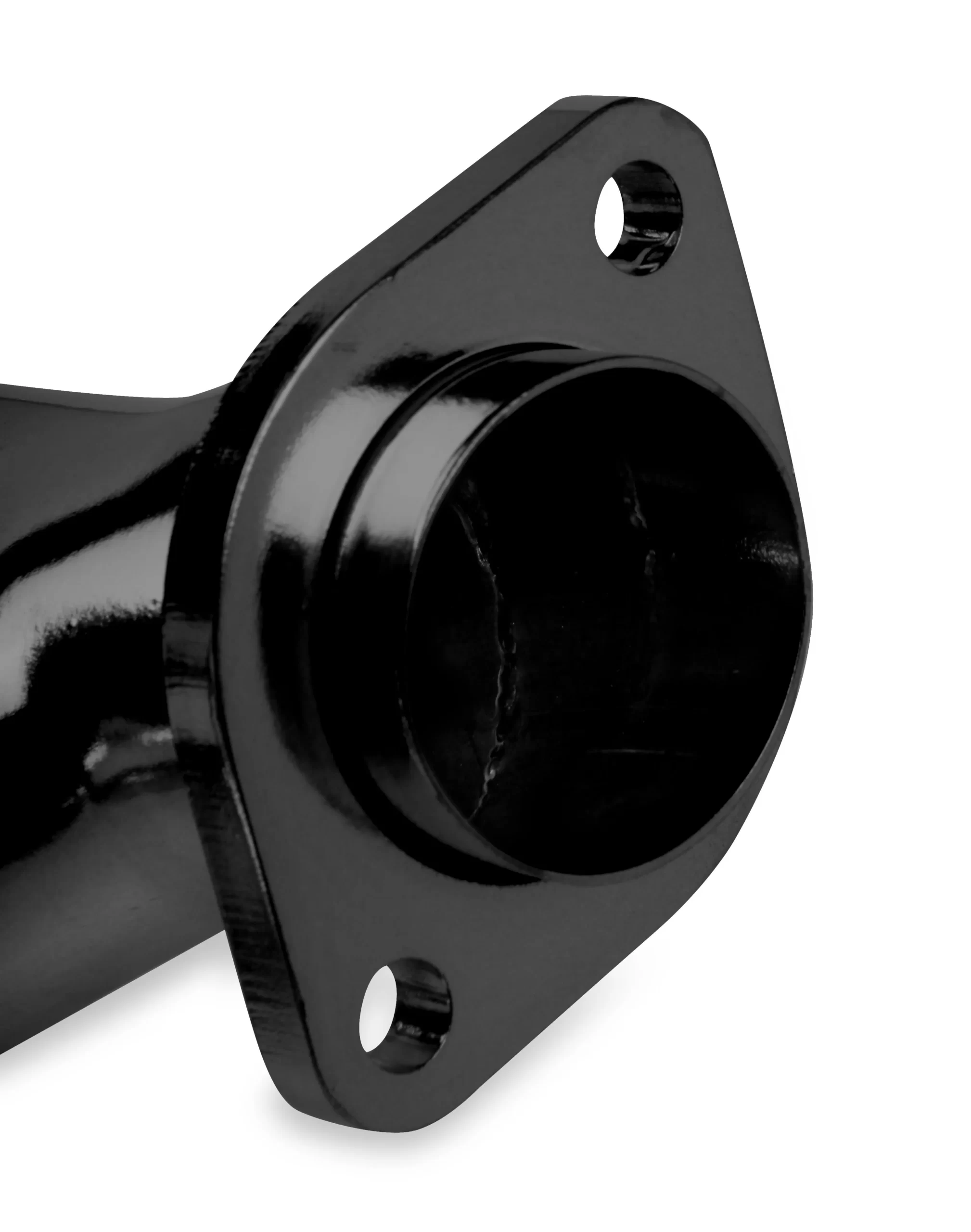 FLOWTECH SHORTY HEADER - BLACK PAINTED 1991-1999 Jeep Wrangler YJ/TJ 4WD I6-4.0L; Tube Size 1-5/8" O.D.; Black Paint Part # 92002FLT - Image 2