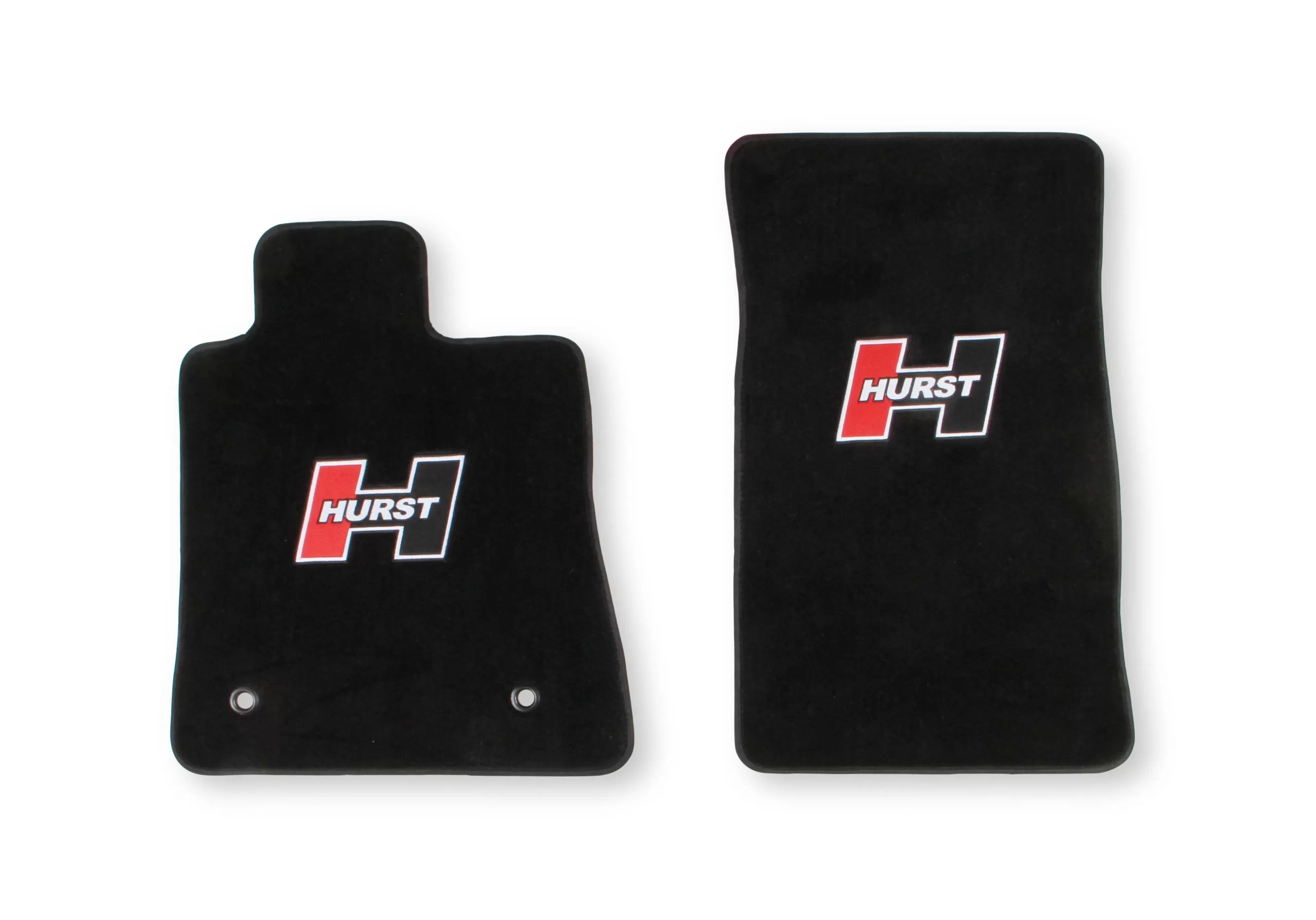 HURST ELITE SERIES LOGO FLOOR MAT SET Fits all 2016-2022 Chevrolet Camaro models. Part # 6371003