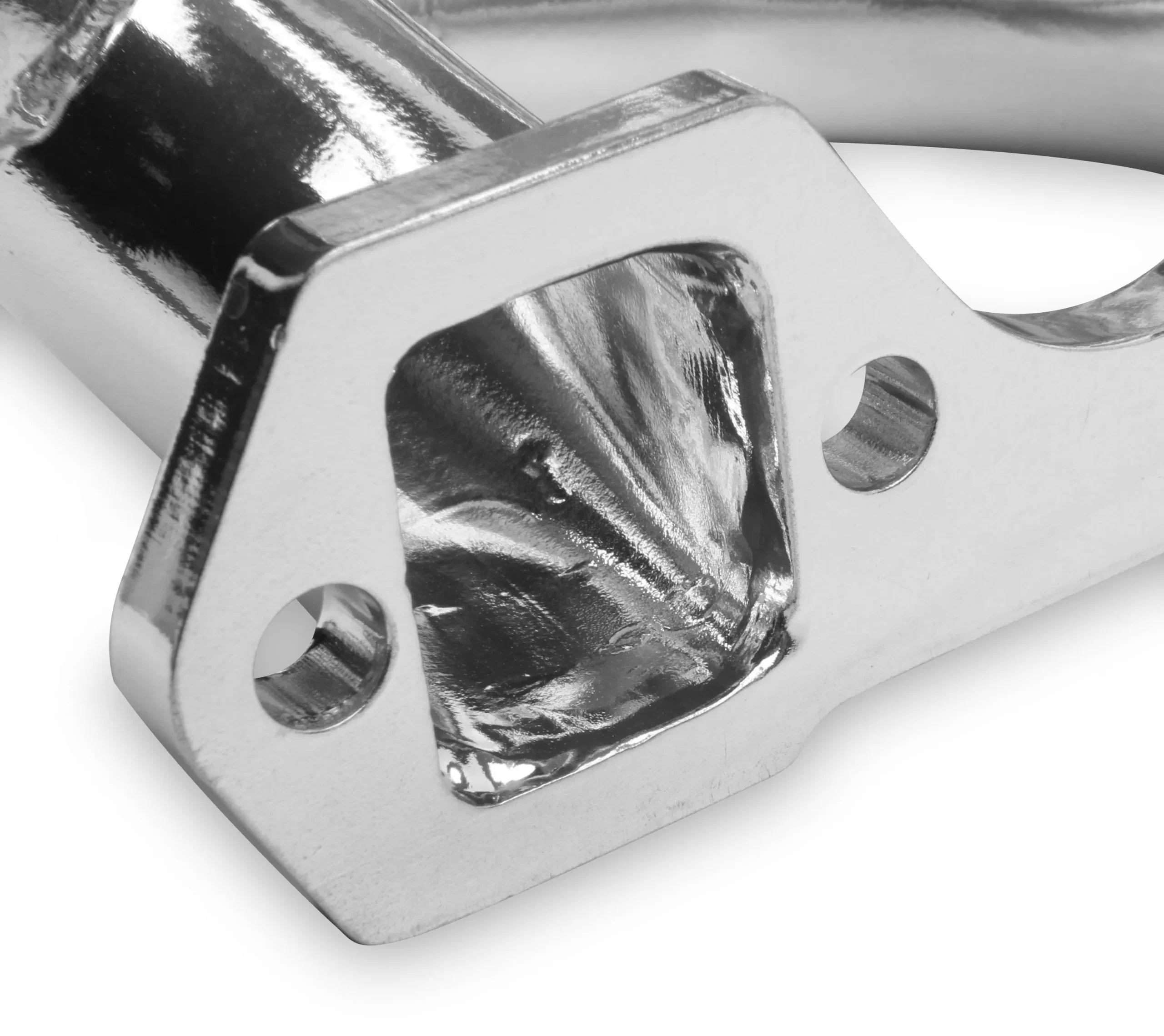FLOWTECH SHORTY HEADERS - CERAMIC COATED 1964-1/2 to 1973 Ford Mustang, Falcon, Fairlane, Torino, Ranchero, Comet, Cyclone and Montego V8-289/302/5.0L, Tube Size 1-5/8" O.D., 2-1/2" Collector: 3/8" Flange; Silver Ceramic Coated Part # 32103FLT - Image 6