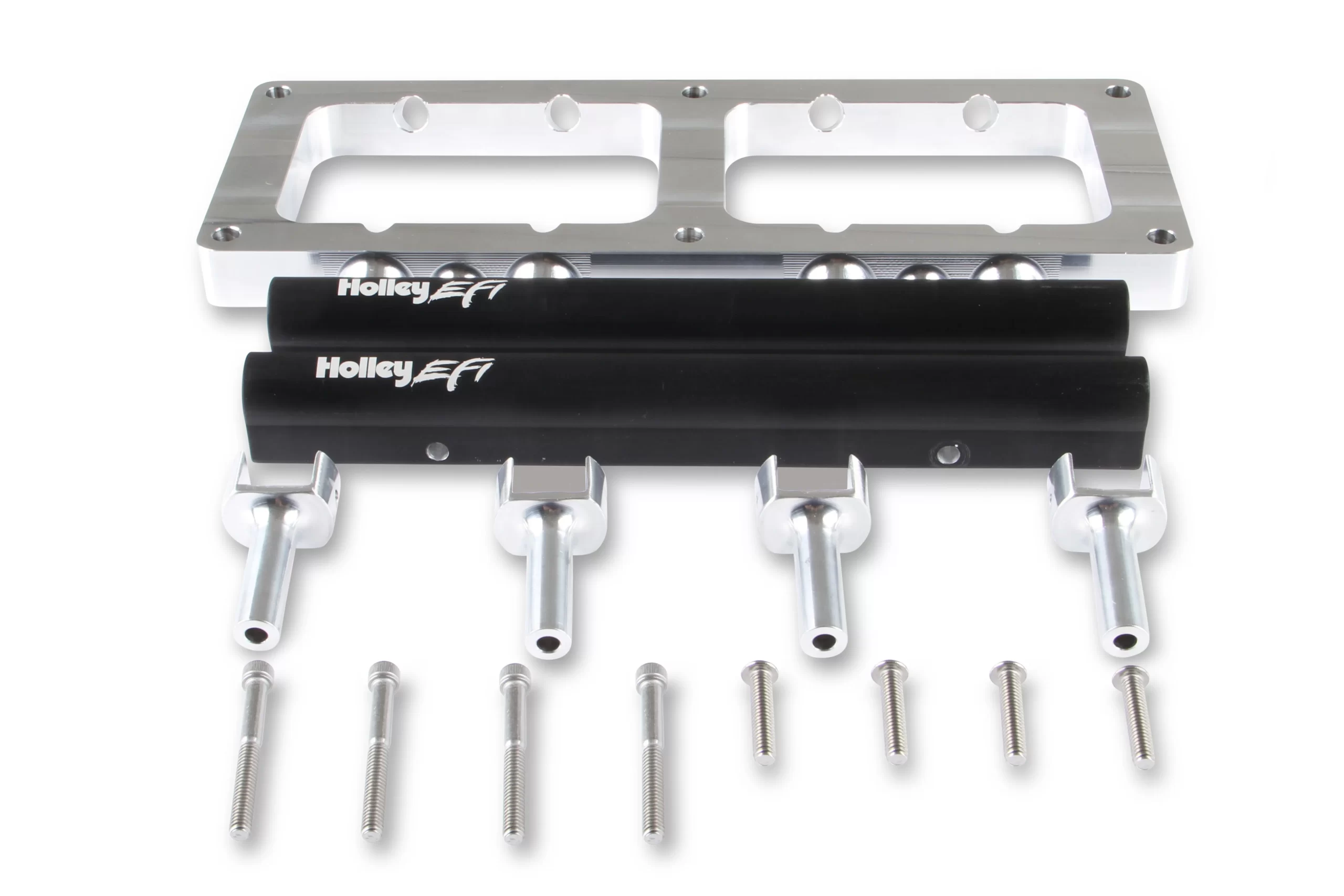 HOLLEY EFI SUPERCHARGER INJECTOR SPACER W/EFI RAILS 6/8-71 Supercharger Injector Spacer W/EFI Rails Part # 17-92 - Image 2