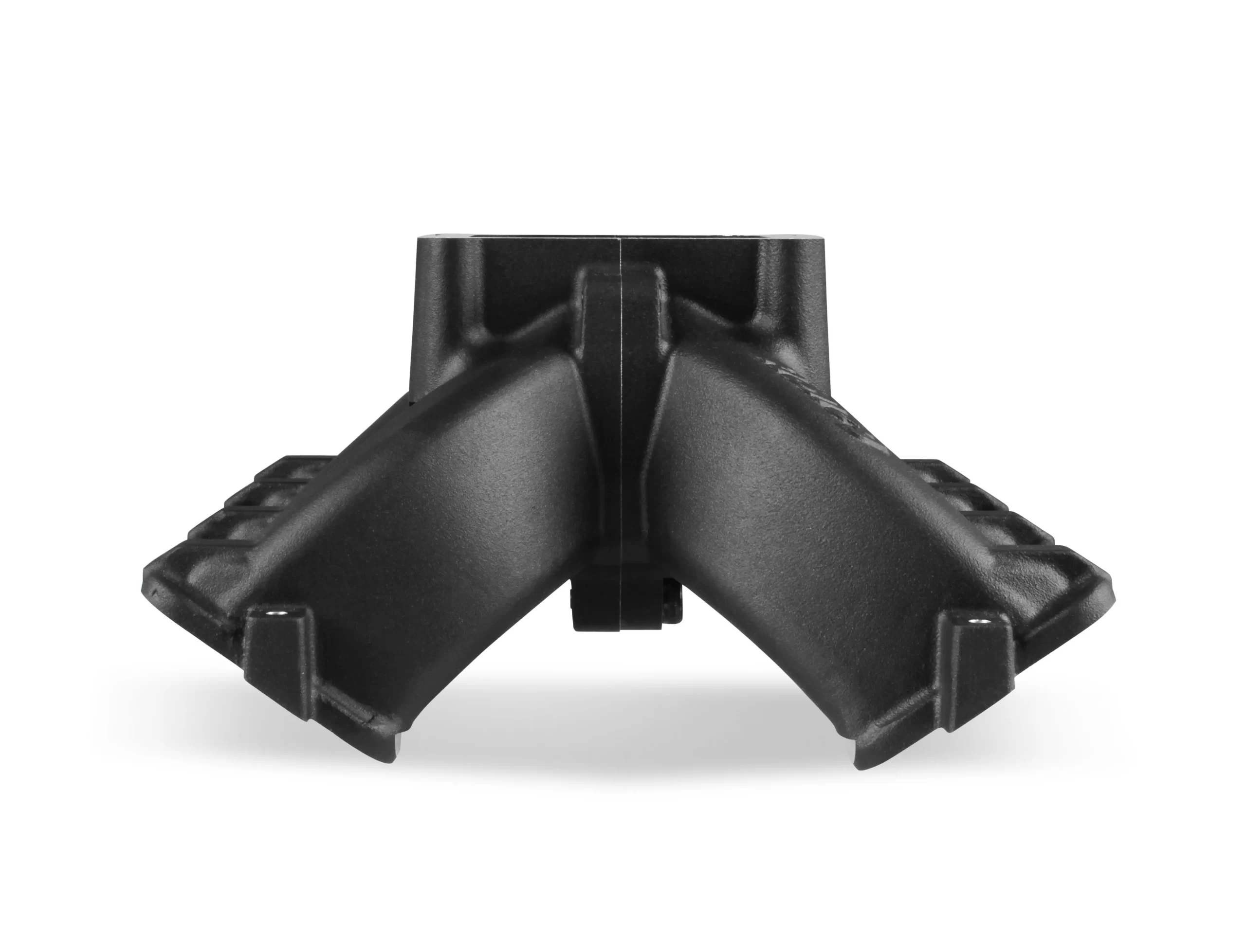 HOLLEY SINGLE PLANE 4500 CARBURETED SPLIT-DESIGN RACE INTAKE MANIFOLD- GM LS1/LS2/LS6 Split-Design Race Intake Manifold- GM LS1/LS2/LS6 Carbureted with Black Finish Part # 300-295BK - Image 4