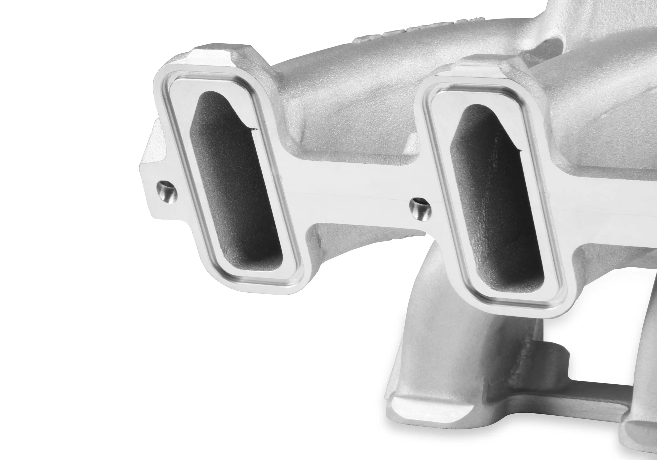 HOLLEY SINGLE PLANE 4500 CARBURETED SPLIT-DESIGN RACE INTAKE MANIFOLD- GM LS1/LS2/LS6 Split-Design Race Intake Manifold- GM LS1/LS2/LS6 Carbureted with Cast Finish Part # 300-295 - Image 3