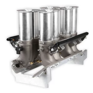 HILBORN BIG BLOCK CHEVY INTAKE MANIFOLD KIT Big Block Chevrolet EFI-R Manifold Kit- 3.00-inch, Gray  Part #  300-807