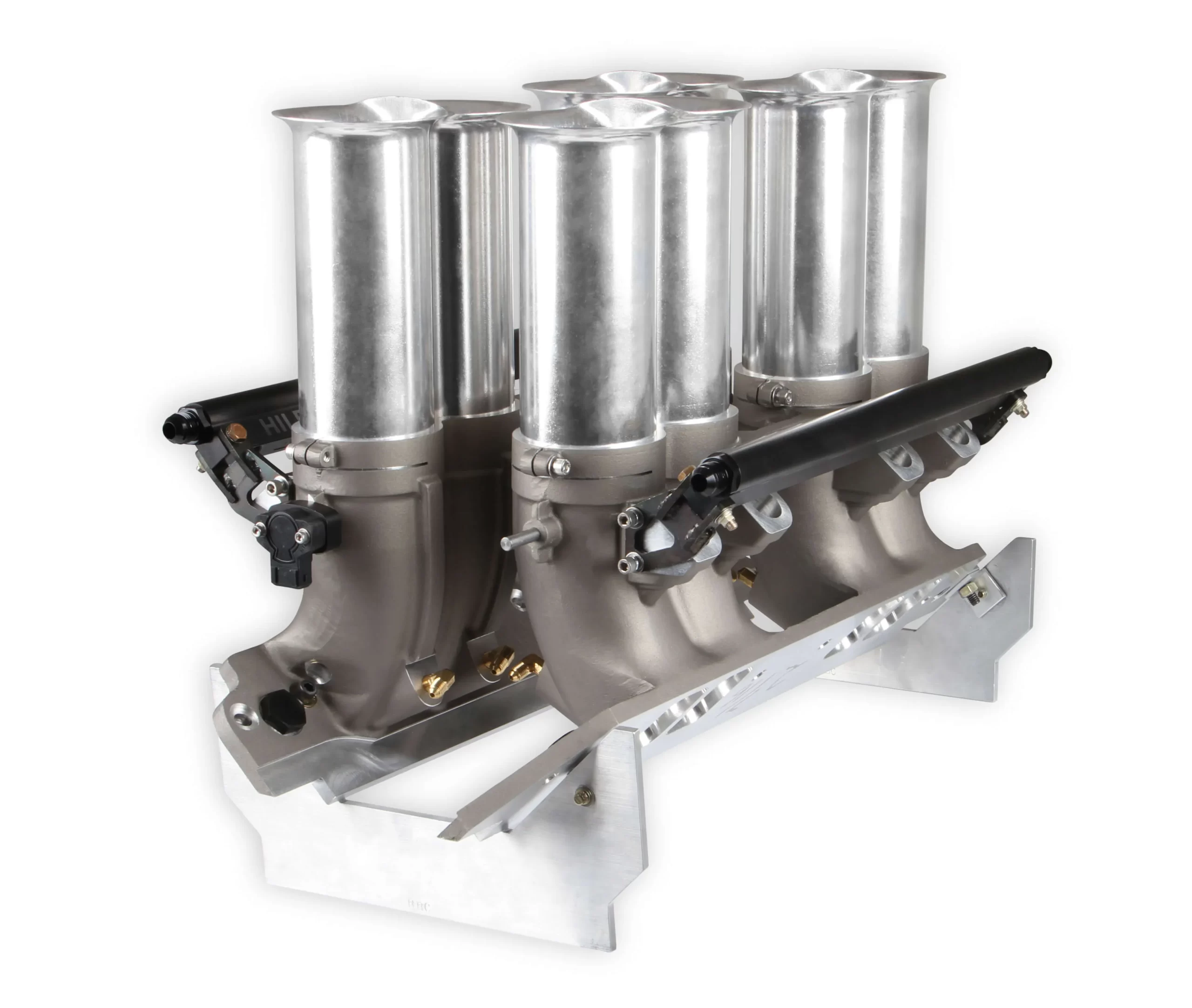 HILBORN BIG BLOCK CHEVY INTAKE MANIFOLD KIT Big Block Chevrolet EFI-R Manifold Kit- 3.00-inch, Gray Part # 300-807
