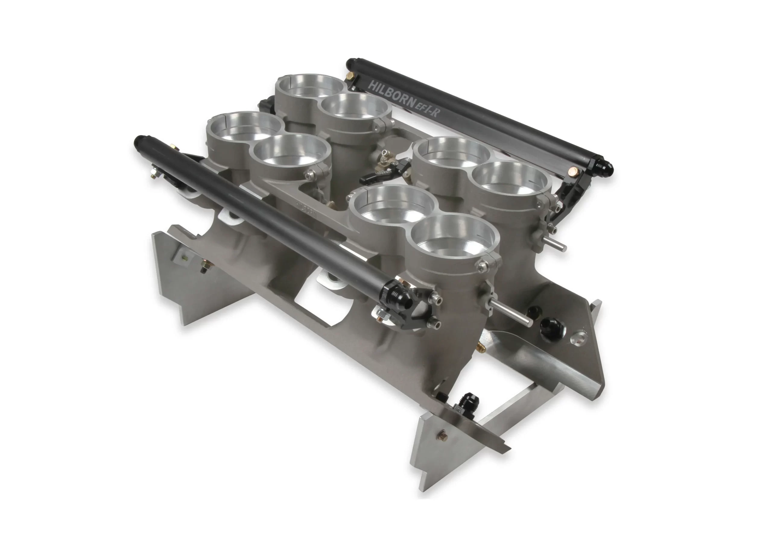 HILBORN BIG BLOCK CHEVY INTAKE MANIFOLD KIT Big Block Chevrolet EFI-R Manifold Kit- 3.00-inch, Gray Part # 300-807 - Image 2