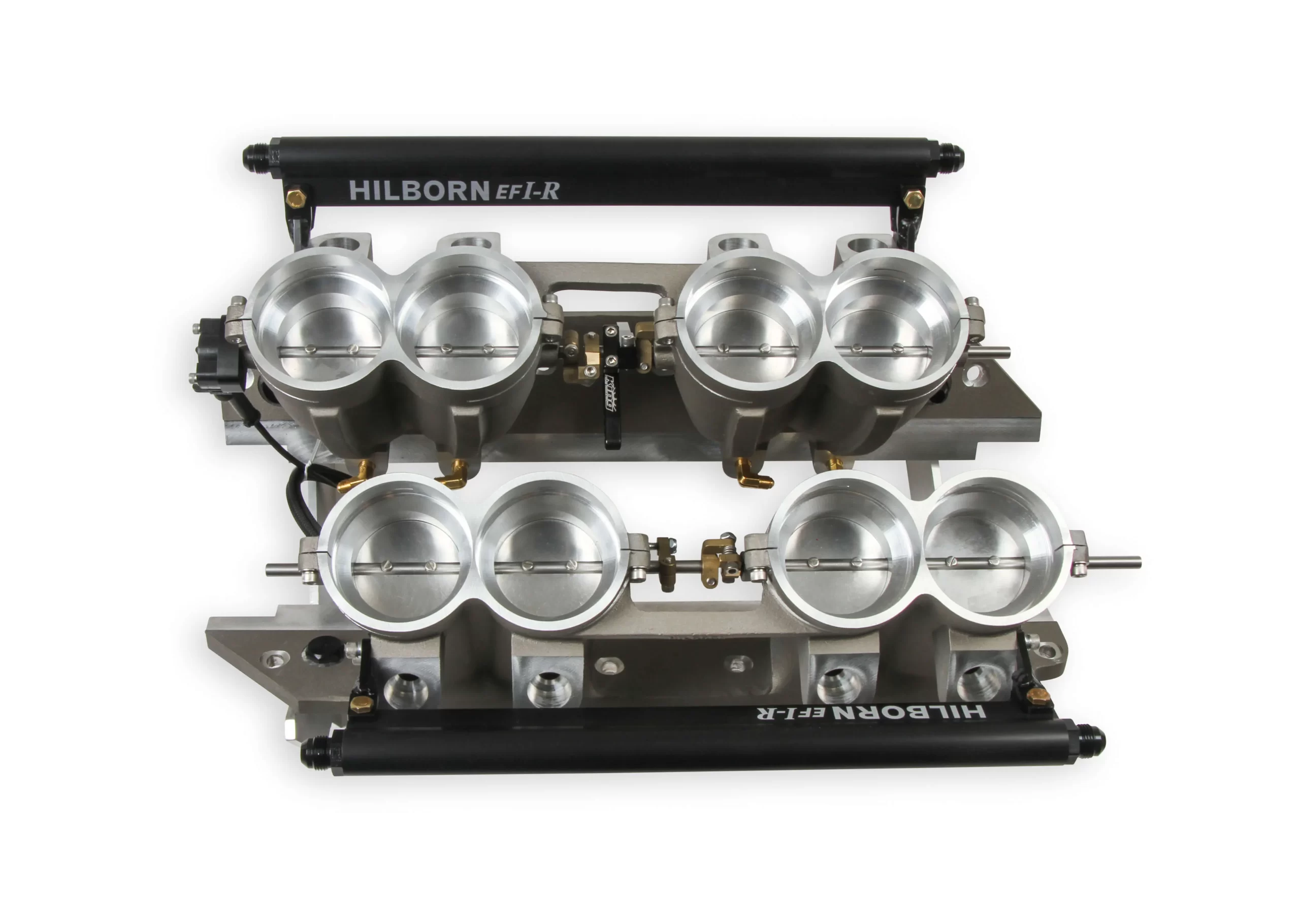 HILBORN BIG BLOCK CHEVY INTAKE MANIFOLD KIT Big Block Chevrolet EFI-R Manifold Kit- 3.00-inch, Gray Part # 300-807 - Image 3