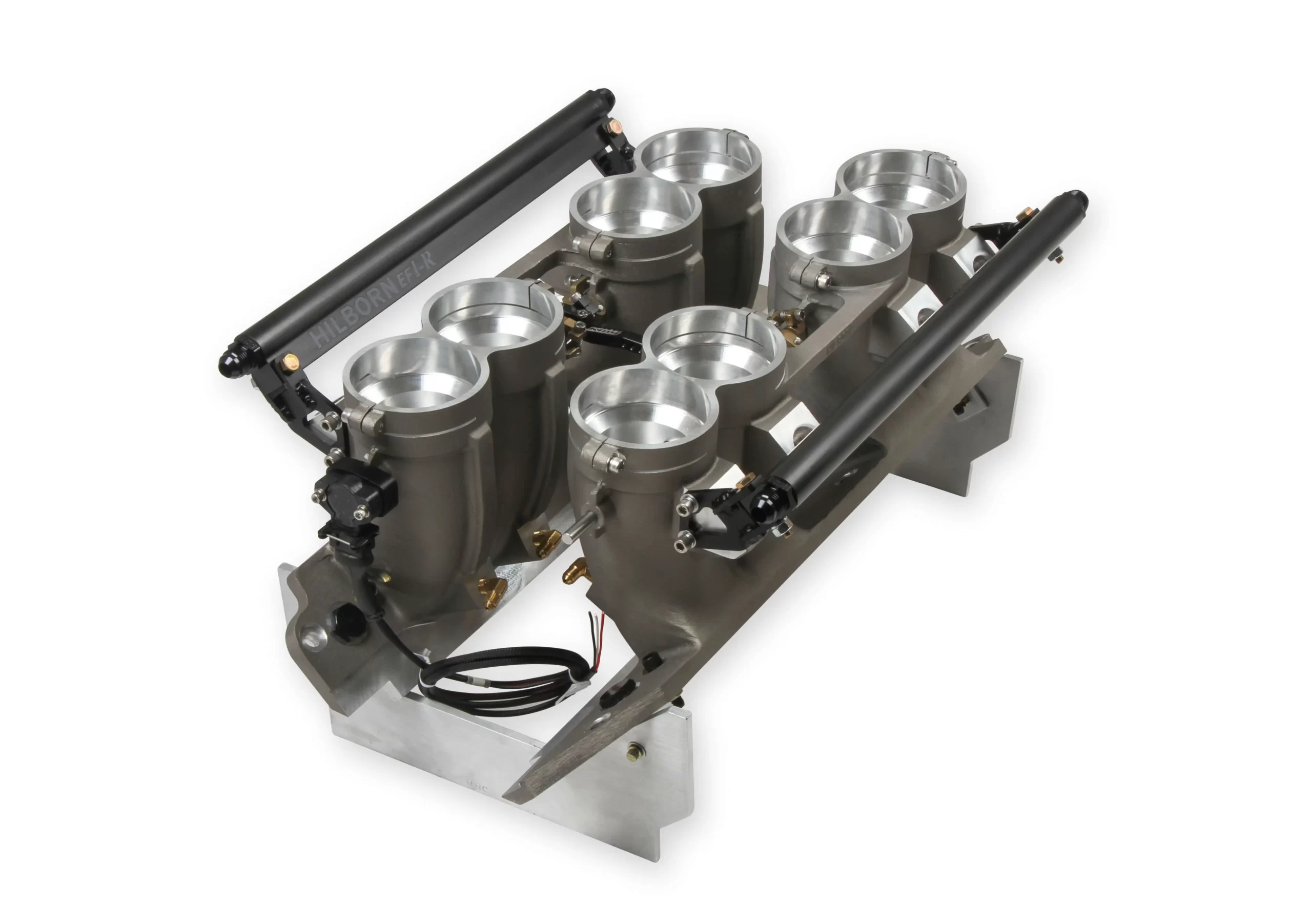 HILBORN BIG BLOCK CHEVY INTAKE MANIFOLD KIT Big Block Chevrolet EFI-R Manifold Kit- 3.00-inch, Gray Part # 300-807 - Image 4