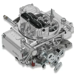 HOLLEY 600 CFM STREET WARRIOR CARBURETOR Street Warrior 4160 Carburetor comes standard with Manual Choke, Vacuum Secondaries, and a new integrated 700R4/200R4 compatible throttle lever.  Part #  0-1850S