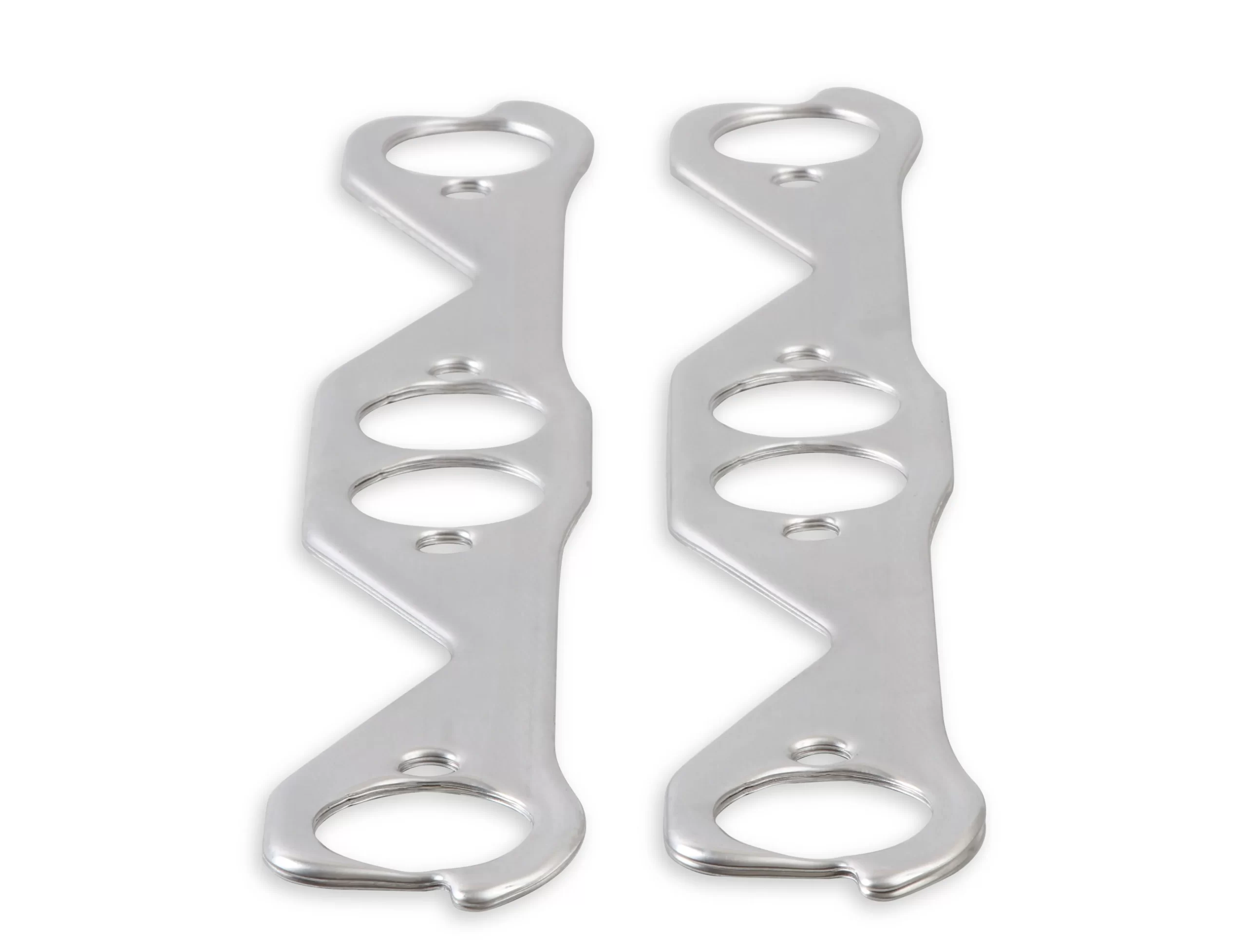 FLOWTECH HEADER GASKETS - ALUMINUM-LAYERED - 262-400 CHEVROLET SMALL BLOCK GEN I 1955-91 Flowtech, Dead Soft Layered Aluminum Material, Round Ports Part # 99150FLT - Image 4
