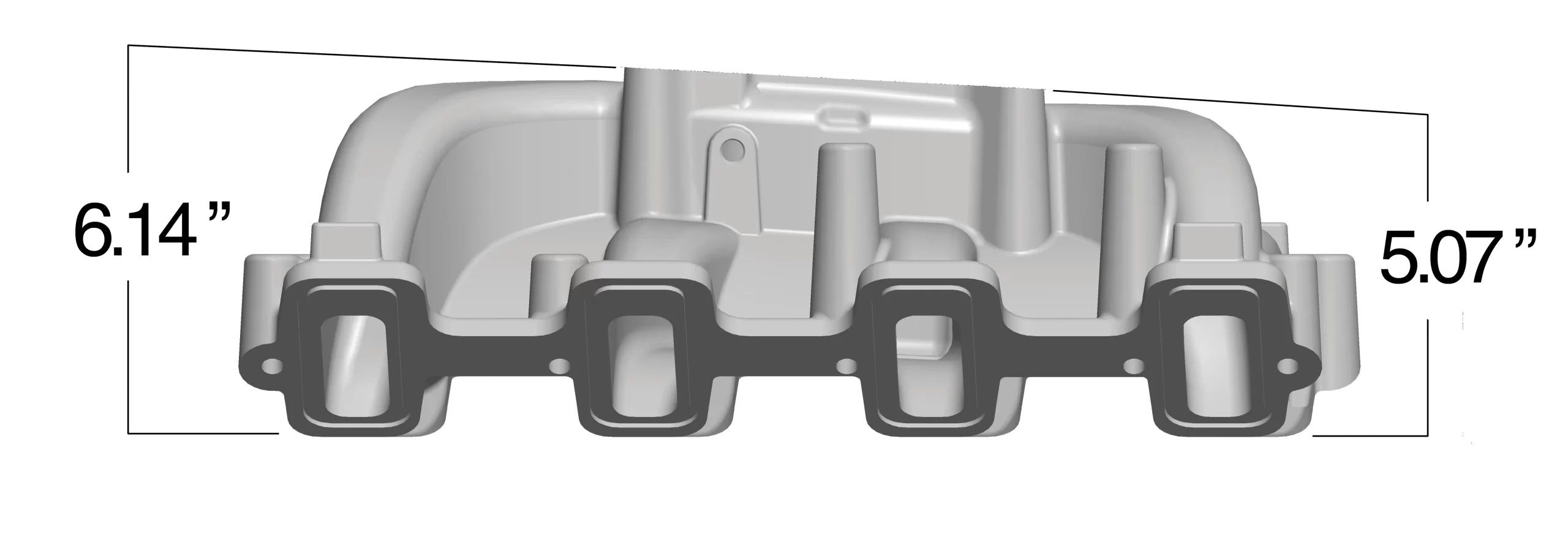HOLLEY DUAL PLANE INTAKE - GM LS1/LS2/LS6 All GM LS Gen III or IV engines equipped with LS1/LS2/LS6 style cathedral port cylinder heads. Part # 300-130 - Image 2