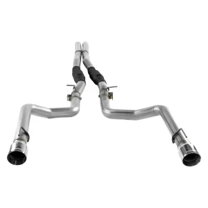 FLOWMASTER OUTLAW CAT-BACK EXHAUST SYSTEM 2017-2023 Dodge Charger R/T, Daytona with 5.7L engine and Factory Active Exhaust Valves. - Aggressive sound  Part #  817845
