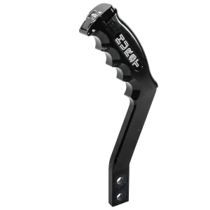 HURST NITRO STICK SHIFT HANDLE - 12V SWITCH - ANODIZED BLACK CNC Machined Aluminum - 8.75-in Tall  Part #  5381001