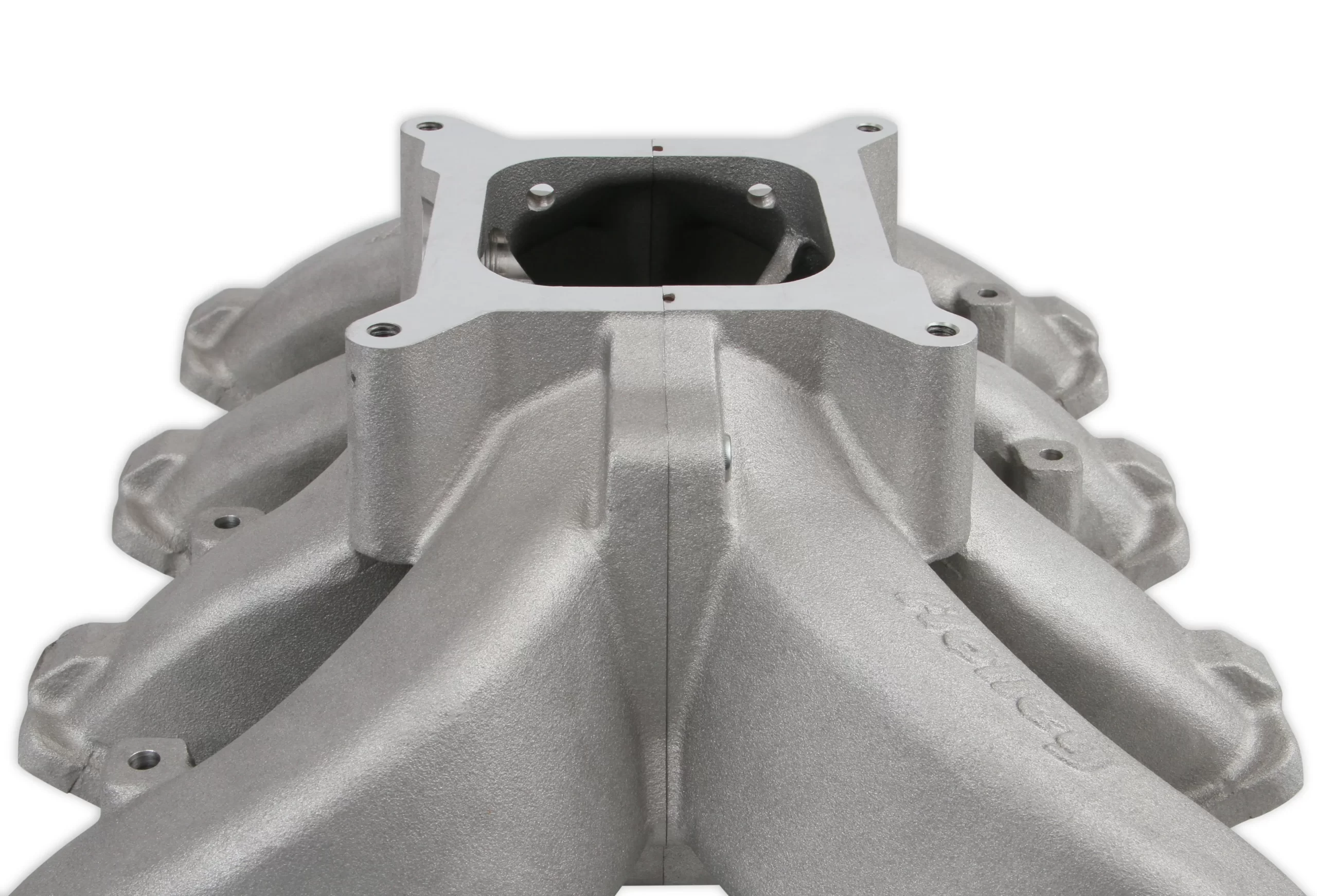 HOLLEY SINGLE PLANE SPLIT-DESIGN RACE INTAKE MANIFOLD- GM LS3/L92-4150 Carbureted single plane split-design race intake manifold. Fits all GM LS Gen III or IV engines equipped with LS3/L92 cylinder heads Part # 300-291 - Image 6