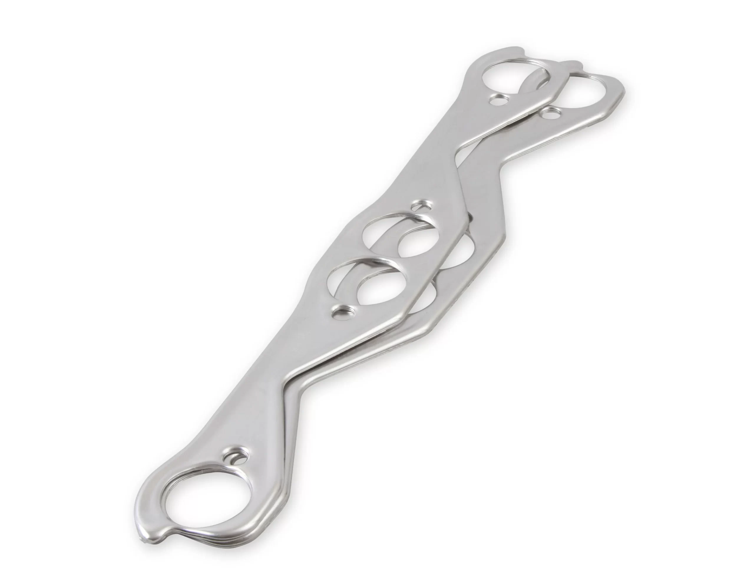 FLOWTECH HEADER GASKETS - ALUMINUM-LAYERED - 262-400 CHEVROLET SMALL BLOCK GEN I 1955-91 Flowtech, Dead Soft Layered Aluminum Material, Round Ports Part # 99150FLT - Image 6