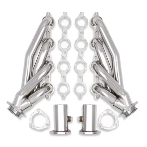 FLOWTECH SHORTY HEADERS - POLISHED Universal GM LS V8 1-5/8" x 2-1/2" 304SS Shorty Engine Swap Headers, Polished  Part #  11576FLT