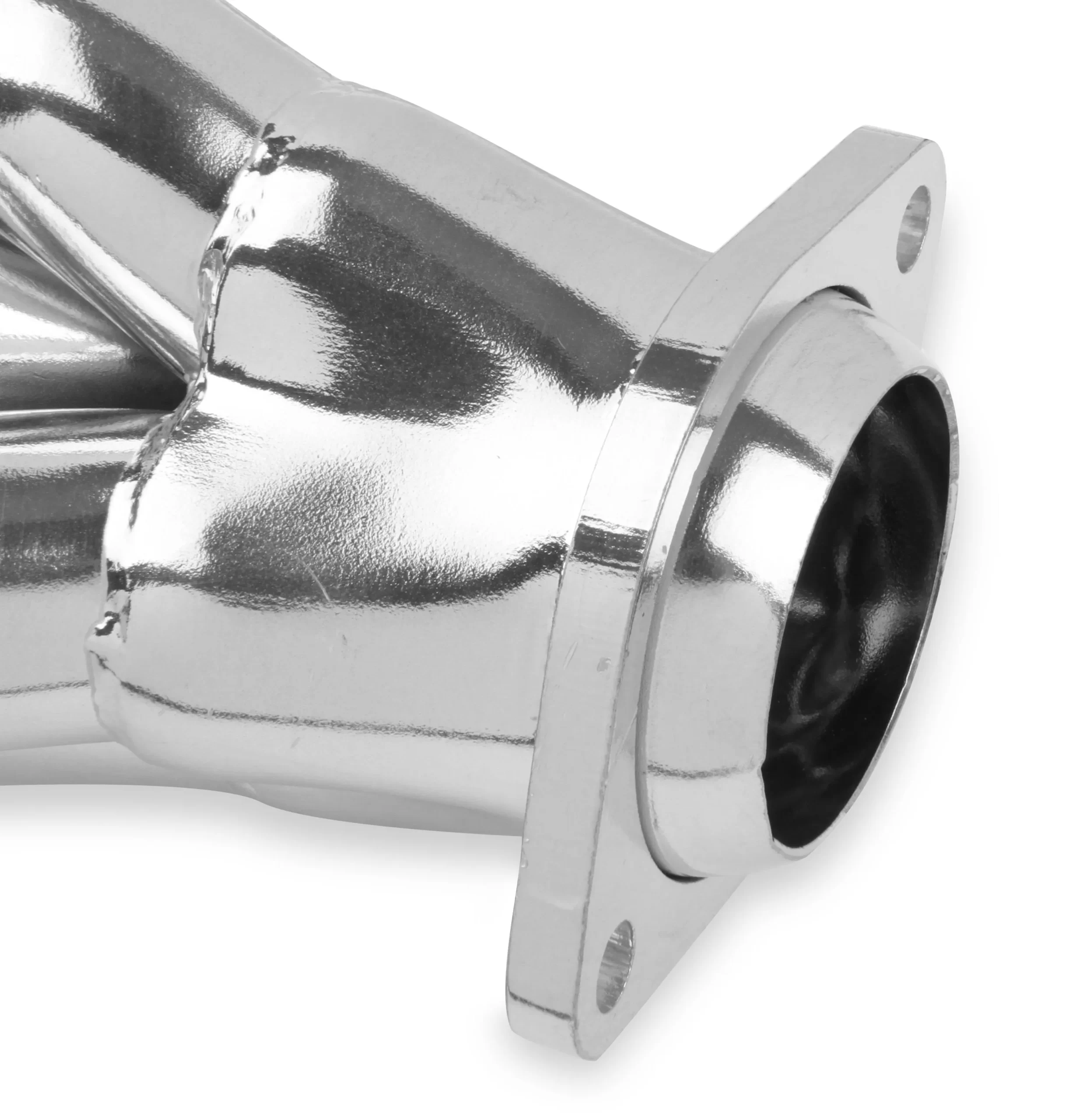 FLOWTECH SHORTY HEADERS - CERAMIC COATED 1964-1/2 to 1973 Ford Mustang, Falcon, Fairlane, Torino, Ranchero, Comet, Cyclone and Montego V8-289/302/5.0L, Tube Size 1-5/8" O.D., 2-1/2" Collector: 3/8" Flange; Silver Ceramic Coated Part # 32103FLT - Image 3