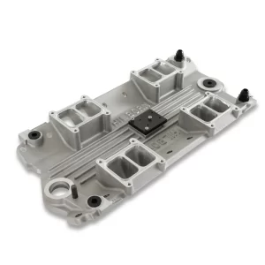 HILBORN RAW SBC BASE INTAKE MANIFOLD KIT Satin Finish, As-Cast Port Flange Openings  Part #  300-814