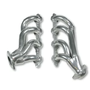 FLOWTECH SHORTY HEADERS - CERAMIC COATED 1999-2002 Chevy/GMC Silverado/Sierra: 4.8L/5.3L, 2000-2001 Tahoe/Suburban/Yukon: 4.8L/5.3L, Tube Size 1.625" O.D., w/o A.I.R. w/EGR; Silver Ceramic; 50-State Legal header CARB EO #D-115-16.  Part #  91834-1FLT