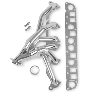 FLOWTECH SHORTY HEADER - CERAMIC COATED 1991-1999 Jeep Wrangler YJ/TJ 4WD I6-4.0L; Tube Size 1-5/8" O.D.; Ceramic Coated  Part #  92002-1FLT