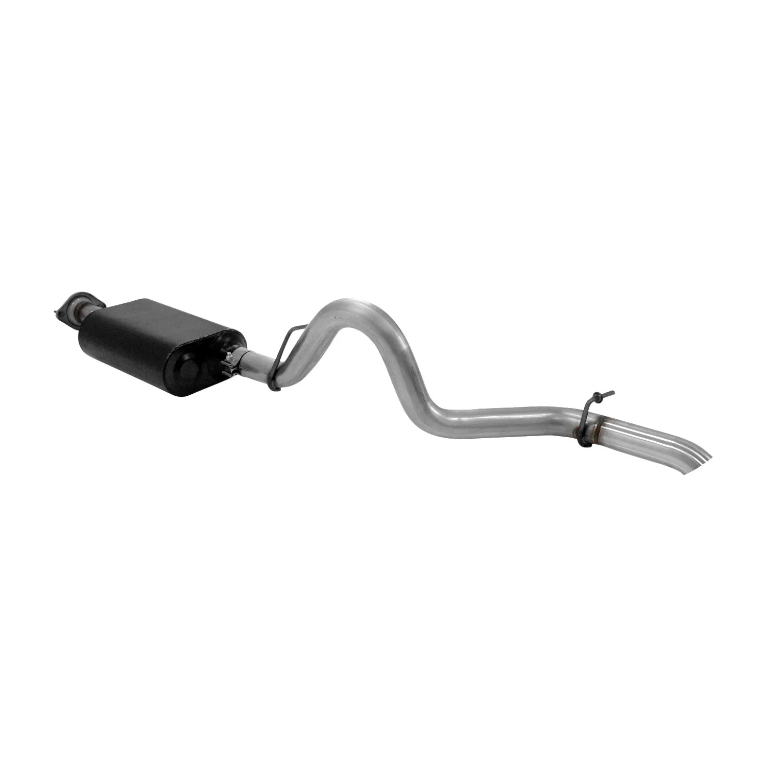 FLOWMASTER FORCE II CAT-BACK EXHAUST SYSTEM 2000-2006 Jeep Wrangler TJ with 4.0L engine. - Mild sound Part # 817491 - Image 3