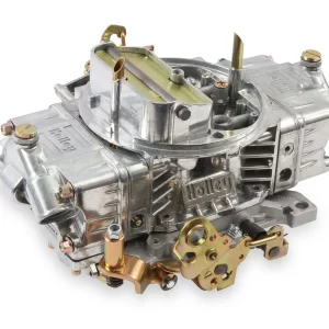 HOLLEY 600 CFM SUPERCHARGER DOUBLE PUMPER CARBURETOR-DRAW THRU DESIGN Manual Choke Mechanical Secondaries-4150   CFM - 600 Part #  0-80592S