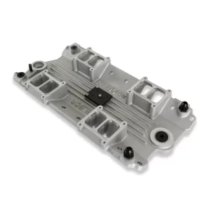 HILBORN RAW SBC BASE INTAKE MANIFOLD KIT Satin Finish, Profiled Port Flange Openings  Part #  300-812