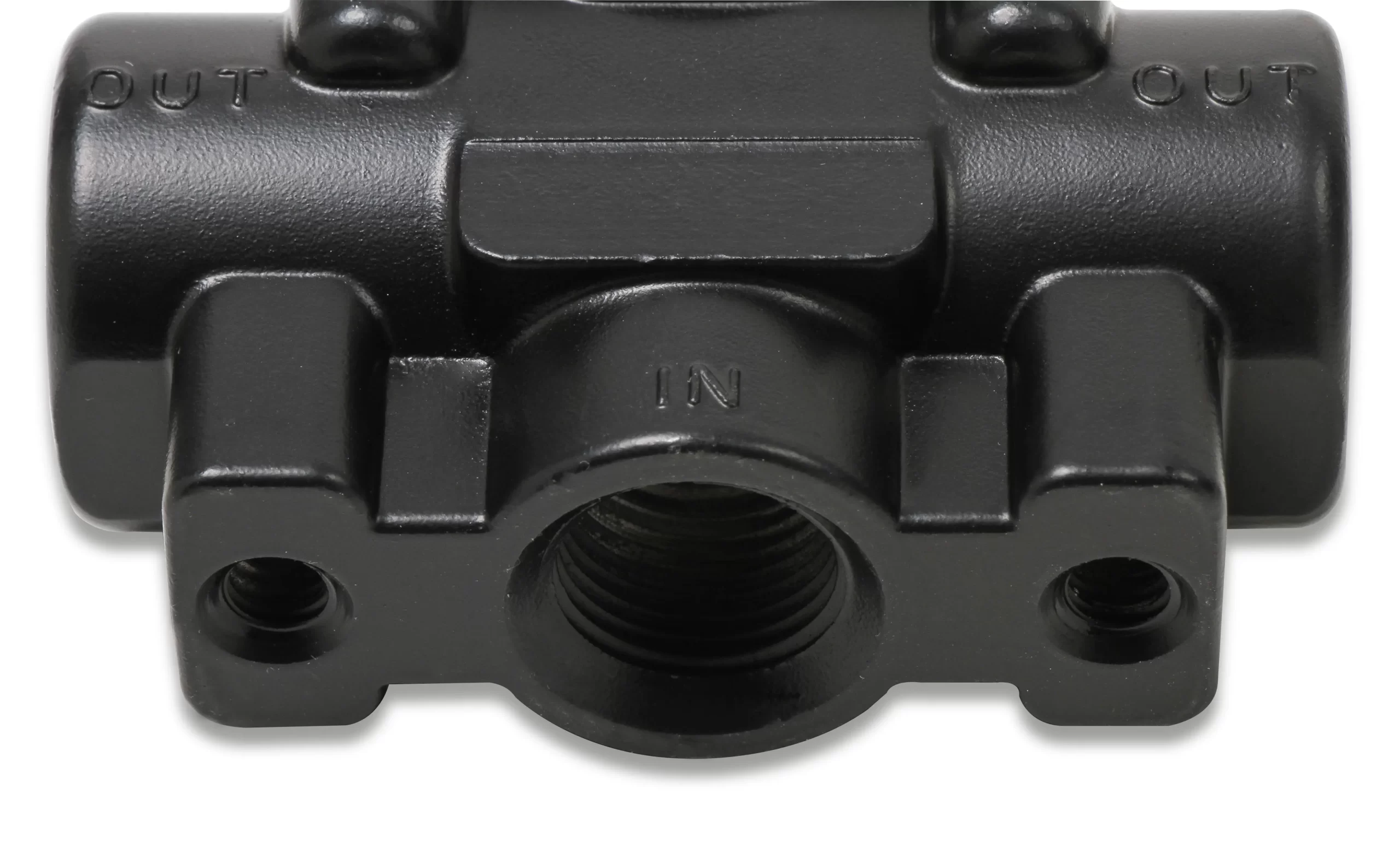 EARL'S ADJUSTABLE FUEL PRESSURE REGULATOR - CARBURETED - BLACK - 1-4 PSI Earl's fuel pressure regulator, Black Finish, 1-4 PSI. For Weber, Mikuni, O.E.R , SK & Delorto Carbs. Part # 12850ERL - Image 3
