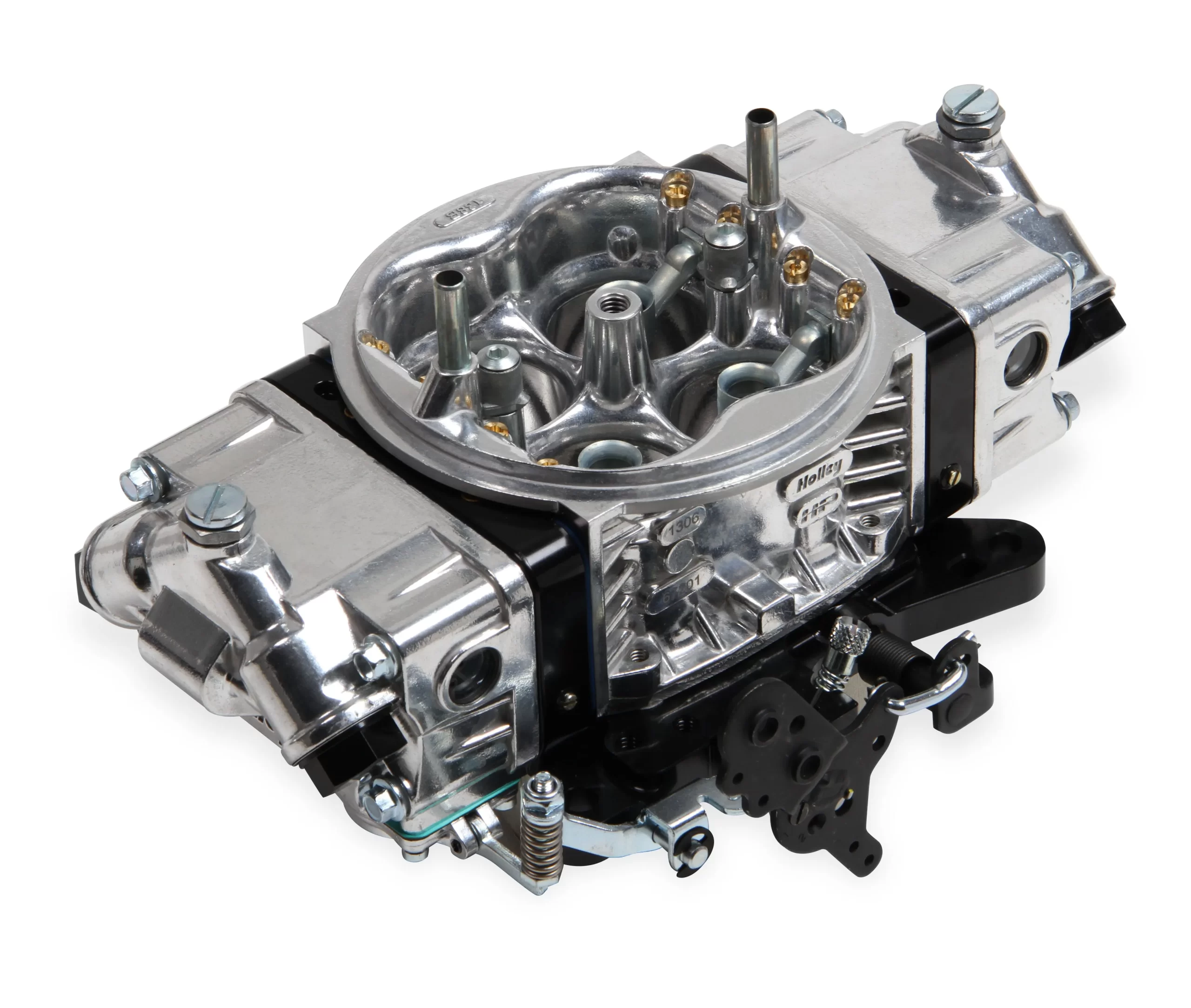 HOLLEY 650 CFM TRACK WARRIOR CARBURETOR Mechanical Secondary-Black -4150 Part # 0-67199BK - Image 2