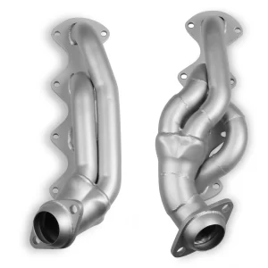 FLOWTECH SHORTY HEADERS - CERAMIC COATED 2004-08 Ford F-150 V8-5.4L Shorty Header, 1-5/8" Primaries, 2-1/2" Collector, Silver Metallic Ceramic, CARB EO D-115-19  Part #  91673-1FLT